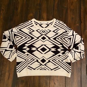 Parker Crop Top Aztec Print